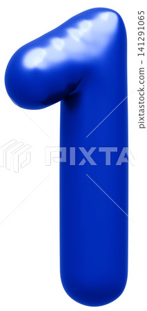 3D image_balloon_1_blue 3D image_balloon_1_blue 141291065