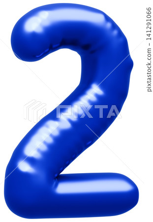 3D image_balloon_2_blue 3D image_balloon_2_blue 141291066