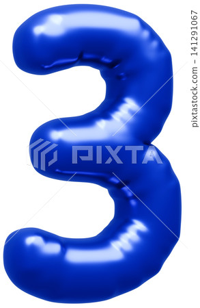 3D image_balloon_3_blue 141291067