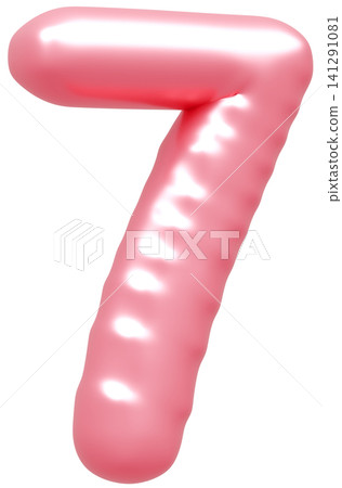 3D image_balloon_7_pink 3D image_balloon_7_pink 141291081