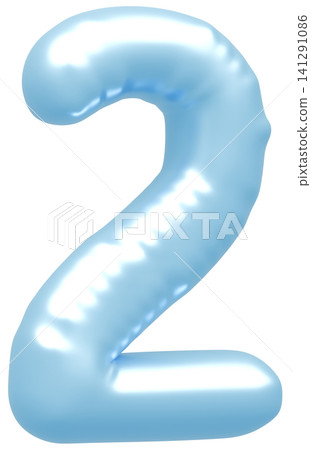 3D image_balloon_2_淺藍色 141291086