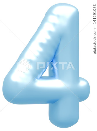 3D image_balloon_4_淺藍色 3D image_balloon_4_淺藍色 141291088