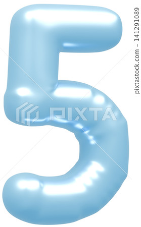 3D image_balloon_5_淺藍色 3D image_balloon_5_淺藍色 141291089