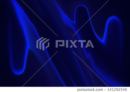 Abstract Dark Blue Neon Wave Background Abstract Dark Blue Neon Wave Background 141292548