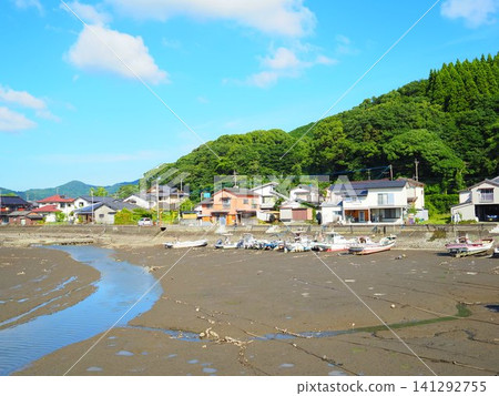 Port town scenery of Uto Amida 2 Port town scenery of Uto Amida 2 141292755