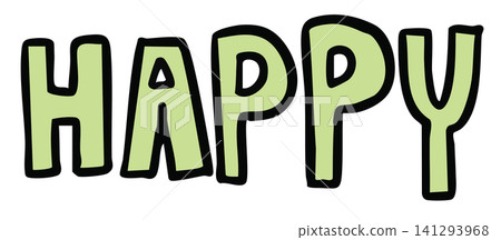 Hand writing HAPPY letters for font, typography, text, message, campaign badge, human, people, diet, office workers, activity, lifestyle, hobbies, leisure, weekends, work from home, cute patch, pin Hand writing HAPPY letters for font, typography, text, message, campaign badge, human, people, diet, office workers, activity, lifestyle, hobbies, leisure, weekends, work from home, cute patch, pin 141293968