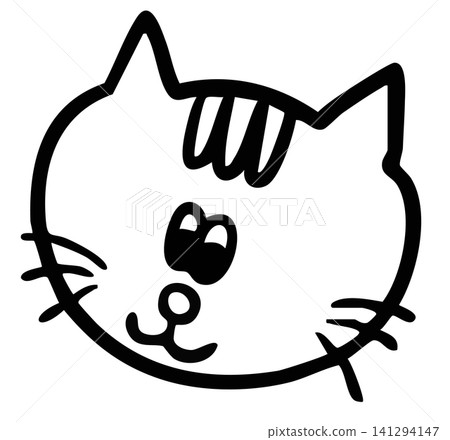 Hand drawn cat face shape outline for kid colouring book, kitten cartoon, characters, comic, mascot, stickers, tattoo, pet shop, vet, animal, home decor, house, yard, playtime, brooch, pin, icon, room Hand drawn cat face shape outline for kid colouring book, kitten cartoon, characters, comic, mascot, stickers, tattoo, pet shop, vet, animal, home decor, house, yard, playtime, brooch, pin, icon, room 141294147