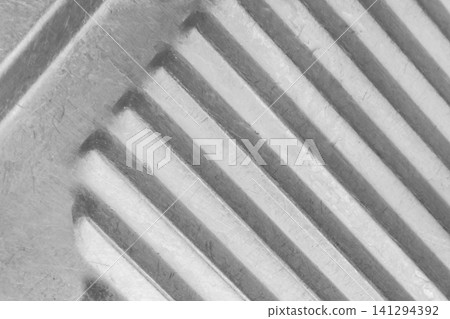 Metal background steel corrugated gray texture pattern metallic wall sheet iron surface fence abstract structure backdrop Metal background steel corrugated gray texture pattern metallic wall sheet iron surface fence abstract structure backdrop 141294392