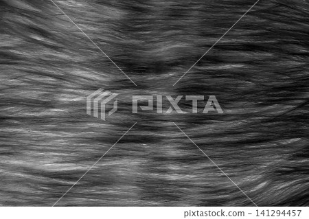 Black soft wool pattern texture abstract dark fluffy fur background structure backdrop Black soft wool pattern texture abstract dark fluffy fur background structure backdrop 141294457
