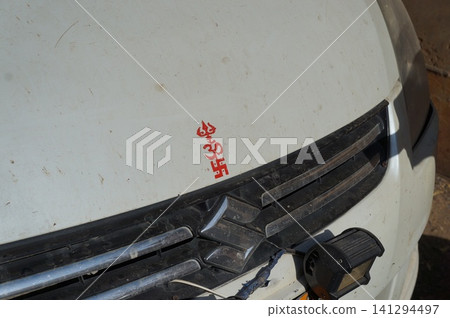 印度的塗鴉:唵 印度的塗鴉:唵 141294497