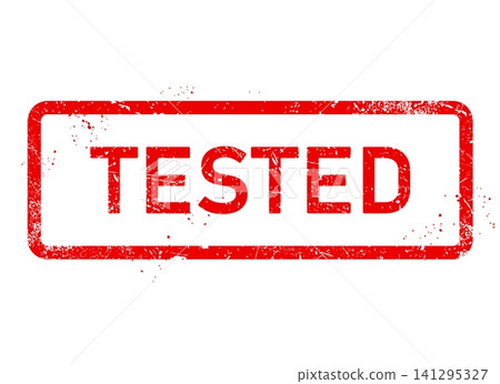Tested content stamp, counterfeit or misleading photo or video, checked or verified, vector Tested content stamp, counterfeit or misleading photo or video, checked or verified, vector 141295327