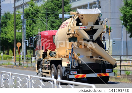 Image of agitator truck (concrete mixer truck) Image of agitator truck (concrete mixer truck) 141295788