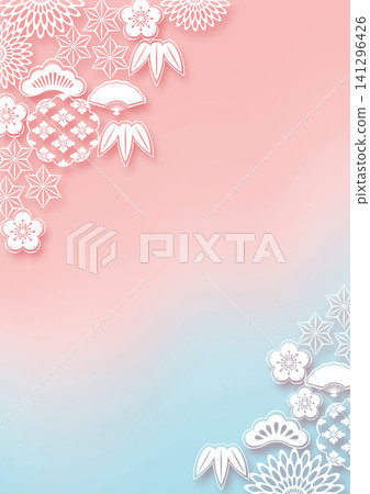 日本圖案背景 141296426