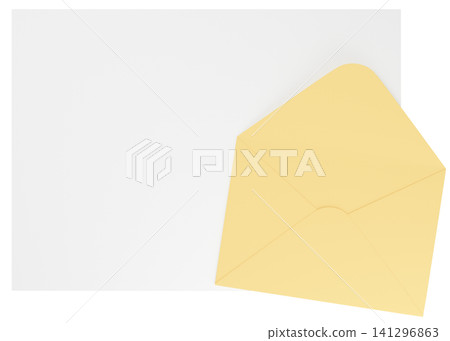 3D illustration_Letter set_Yellow 3D illustration_Letter set_Yellow 141296863