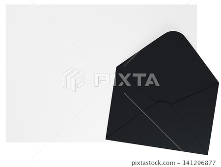 3D illustration_Letter set_Black 3D illustration_Letter set_Black 141296877