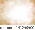 Watercolor-style background and frame materials inspired by autumn and early winter. 141296900