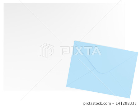 3D illustration_Letter set_Light blue 3D illustration_Letter set_Light blue 141298335