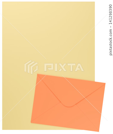 3D illustration_Letter set_Orange 3D illustration_Letter set_Orange 141298390
