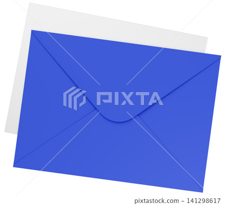 3D illustration_Letter set_Blue 141298617