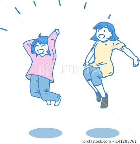 蹦蹦跳跳的孩子們 蹦蹦跳跳的孩子們 141298761