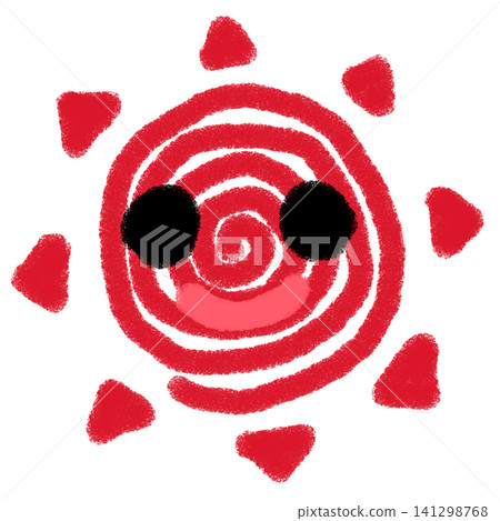 太陽的插圖素材 141298768