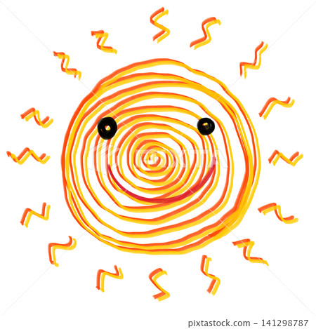 太陽的插圖素材 太陽的插圖素材 141298787