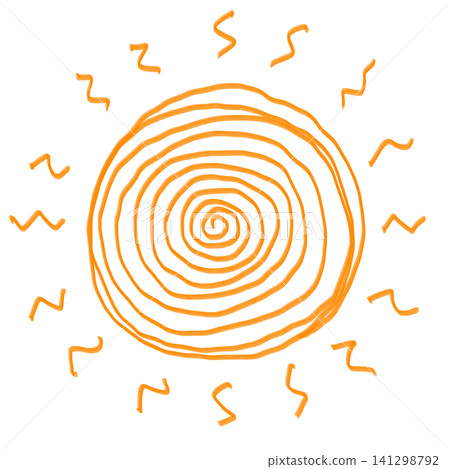 Illustration material of the sun Illustration material of the sun 141298792