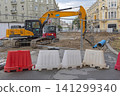 Road Works Construction Machines 141299340