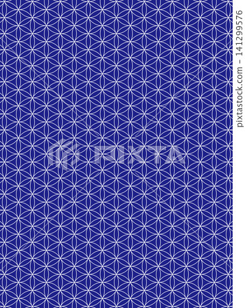 深藍色生命之花背景 141299576
