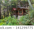 Two shrines side by side on the mountain 141299775