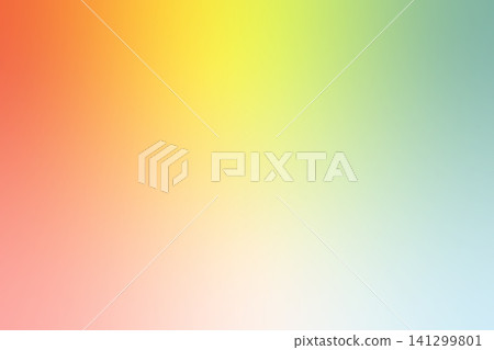 Vibrant pastel rainbow gradient backdrop for abstract creative poster background or minimalist graphic design template. 141299801