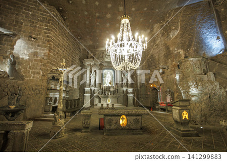 Wieliczka, Ma opolskie, Poland 19.06.2026: The Wieliczka Salt Mine, excavated from the 13th century 141299883