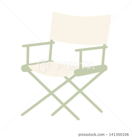 Folding director style chair in light colors Folding director style chair in light colors 141300106