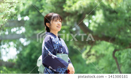 Japanese summer - Japanese women in yukata Japanese summer - Japanese women in yukata 141300181