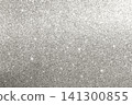 Silver glitter background texture with sparkling shimmer for festive, luxury and celebration designs 141300855