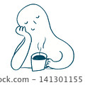 A person taking a relaxing break with a cup of coffee | Coffee, break, relaxation 141301155