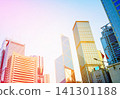 Contemporary metropolitan architectural style. Glass building in of Hong Kong financial district 141301188
