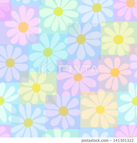 Chamomile flowers. Beautiful floral seamless pattern Chamomile flowers. Beautiful floral seamless pattern 141301322