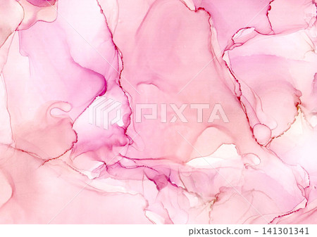 Pink Blush Alcohol Ink Abstract Background Pink Blush Alcohol Ink Abstract Background 141301341
