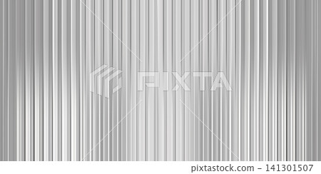 Glass pattern background effect. Abstract line gradient textur. Ribbed 3d iced corrugated metal. Light holograph transparent wall. Blue gray plastic window blur. Reed flute laser seamless ripple panel 141301507