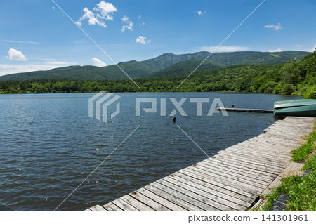 Summer at Lake Baraki and Mount Azumaya, Tsumagoi Village, Gunma Prefecture Summer at Lake Baraki and Mount Azumaya, Tsumagoi Village, Gunma Prefecture 141301961