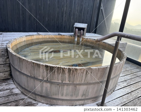 A hot spring with a view of the sea A hot spring with a view of the sea 141303462