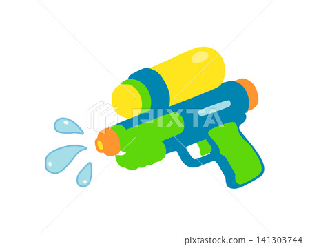 Cute water gun illustration Cute water gun illustration 141303744