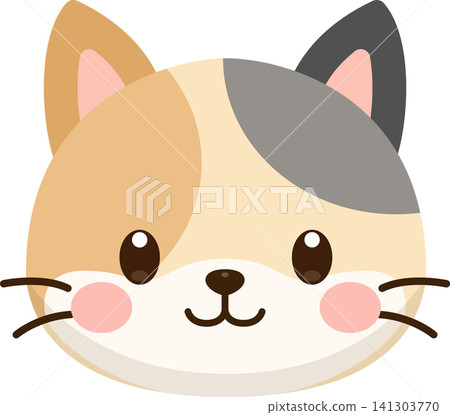 Cute cat icon Cute cat icon 141303770