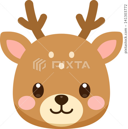 Cute deer icon 141303772