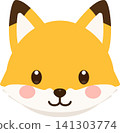 可愛的狐狸圖標 141303774