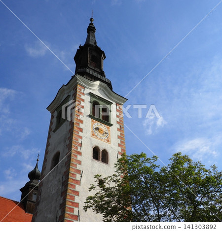 Slovenia Bled Lake Assumption Church Slovenia Bled Lake Assumption Church 141303892