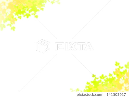Yellow and white, a subtle background image featuring autumn leaves. Yellow and white, a subtle background image featuring autumn leaves. 141303917