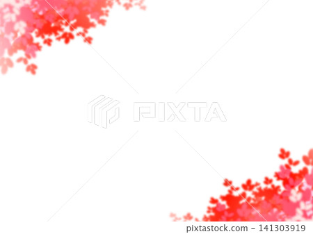 Cute red background material featuring subtle autumn leaves. Cute red background material featuring subtle autumn leaves. 141303919