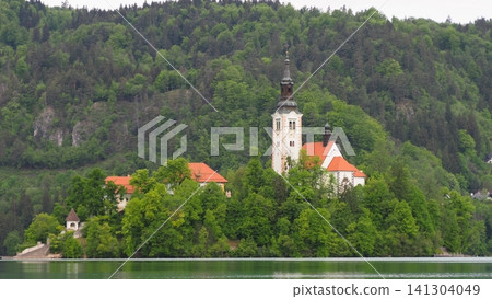 Slovenia Bled Lake Assumption Church Slovenia Bled Lake Assumption Church 141304049